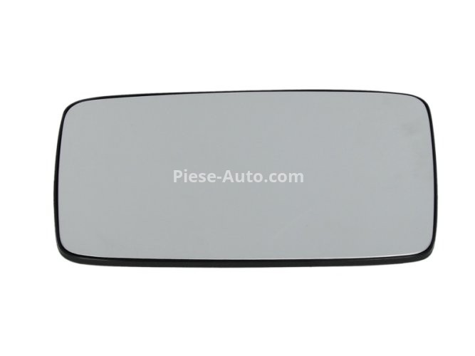 Sticlă oglindă retrovizoare laterală stânga (plat) , pentru: SEAT CORDOBA, CORDOBA VARIO, IBIZA II; VW GOLF III, VENTO 08.91-12.02