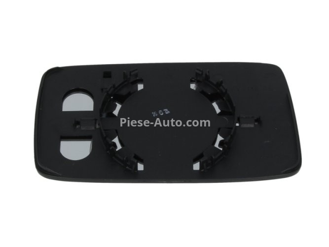 Sticlă oglindă retrovizoare laterală stânga (plat) , pentru: SEAT CORDOBA, CORDOBA VARIO, IBIZA II; VW GOLF III, VENTO 08.91-12.02