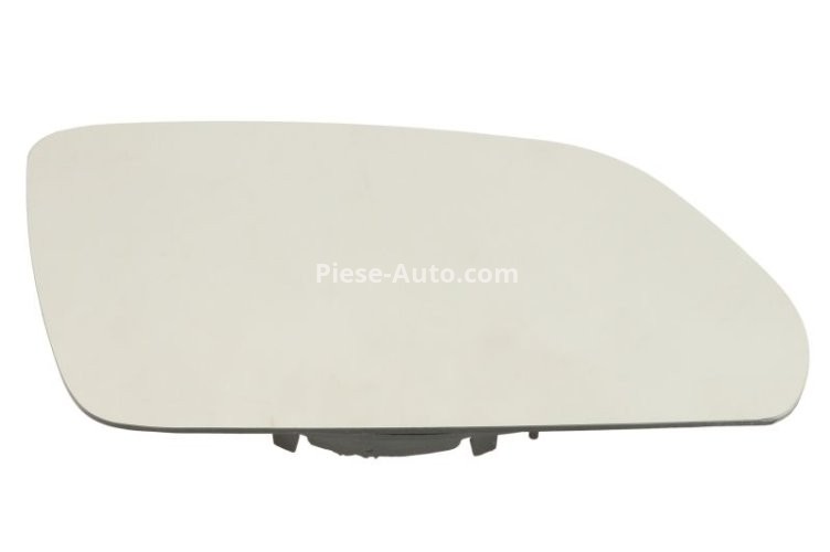 Sticlă oglindă retrovizoare laterală dreapta (convexa) , pentru: SKODA OCTAVIA II; VW POLO, POLO IV 10.01-06.13