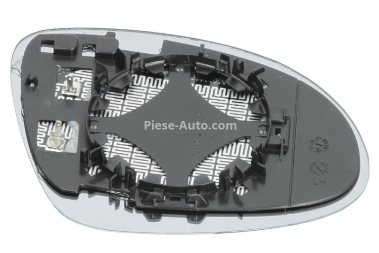 Sticlă oglindă retrovizoare laterală stânga (asferice, încălzită) , pentru: VW TIGUAN 09.07-07.18