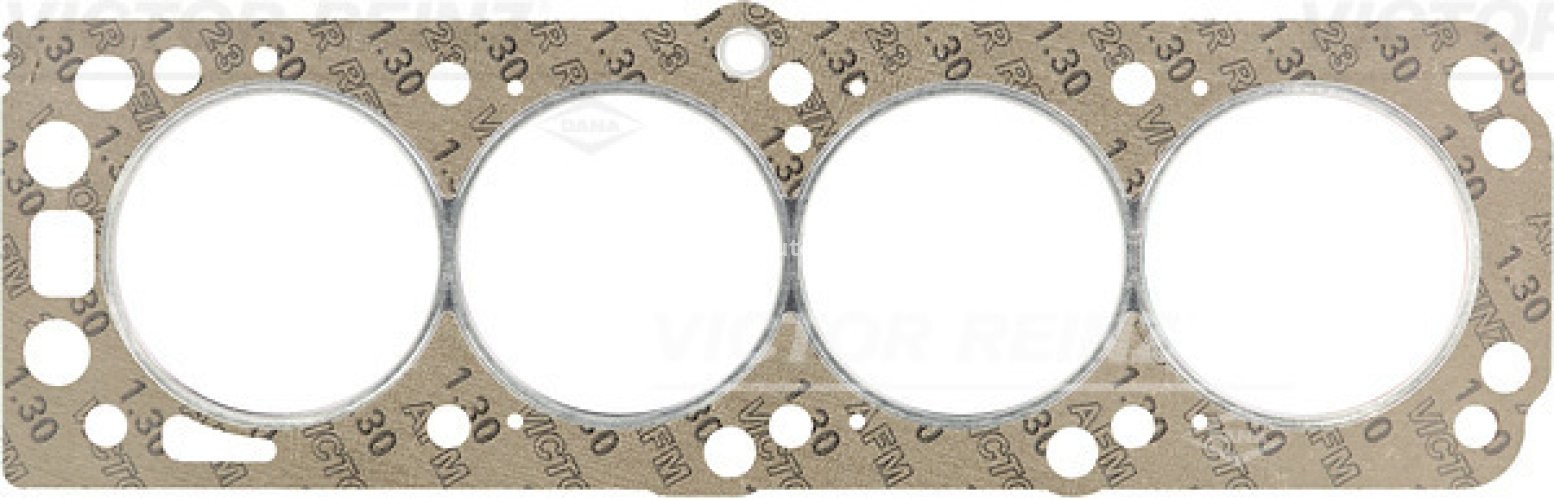 Garnitură de chiulasă Victor Reinz ,(grosime: 1,3mm) , pentru: CHEVROLET AVEO / KALOS; DAEWOO 1.5I, CIELO, CIELO LOAD RUNNER, KALOS, NEXIA; OPEL ASCONA C, ASTRA F, ASTRA F CLASSIC, ASTRA G 1.4/1.5/1.6 09.86-