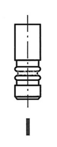 Supapă de admisie Freccia , (dimensiuni: 30,3x6x109,5mm) , pentru: CHRYSLER NEON II, PT CRUISER; MINI (R50, R53), (R52) 1.6 06.01-12.10