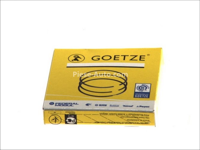 Segmenți piston GOETZE pentru : FIAT DOBLO, DOBLO/MINIVAN, MAREA, MULTIPLA, PALIO, SIENA, STILO; LANCIA LYBRA 1.6/1.6ALK/1.6CNG 09.00- : FIAT