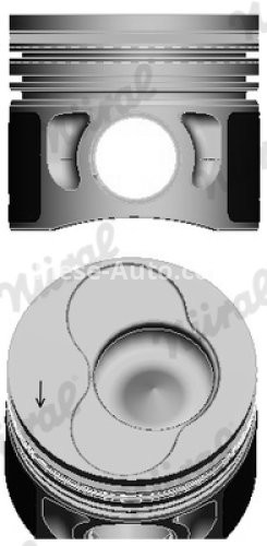 Piston motor Nüral, diametru: 79,5 mm , pentru : AUDI A3, A4 B6, A6 C5; SEAT IBIZA III, LEON, TOLEDO II; SKODA SUPERB I; VW BORA, BORA I, GOLF IV, MULTIVAN V, PASSAT B5.5, TRANSPORTER V 1.9D 02.00-11.09