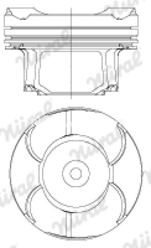 Piston motor Nüral, diametru: 84 mm , pentru : BMW 2 (F22, F87), 2 (F23), 3 (F30, F80), 3 (F31), 3 GRAN TURISMO (F34), 4 (F32, F82), 4 (F33, F83), 4 GRAN COUPE (F36), 5 (F10), 5 (F11) 2.0 10.10-