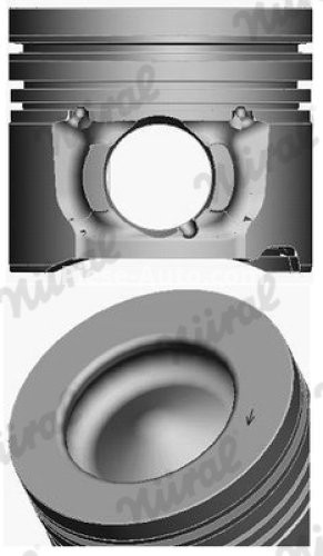 Piston motor Nüral, diametru: 75 mm , pentru : VOLVO C30, S40 II, S60 II, S80 II, V40, V50, V60 I, V70 III; CITROEN BERLINGO, BERLINGO MULTISPACE, BERLINGO/MINIVAN, C3 II, C3 PICASSO, C4 AIRCROSS 1.6D 07.05-