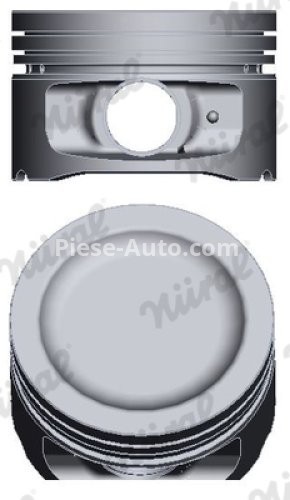 Piston motor Nüral, diametru: 66,5 mm , pentru : SMART CABRIO, CITY-COUPE, FORTWO, ROADSTER 0.7 01.03-01.07
