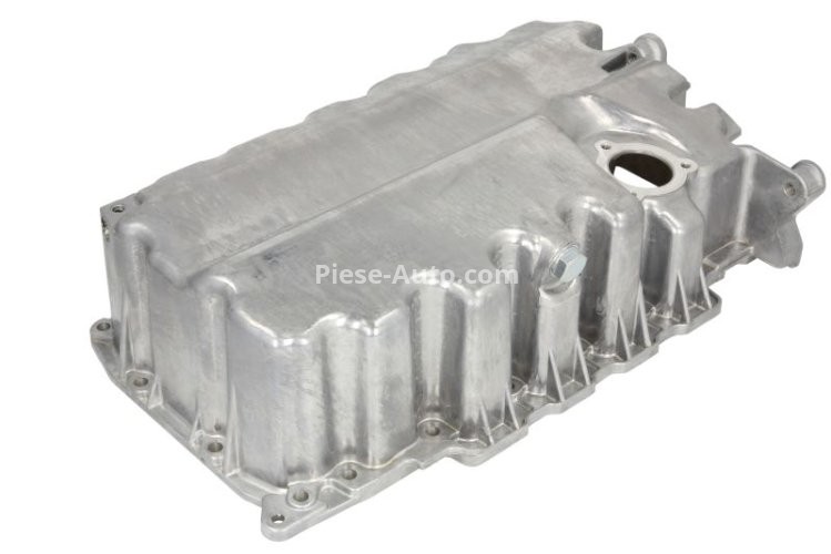 Baie ulei, din aluminiu,  (cu locaș senzor nivel) , pentru: AUDI A3; SEAT LEON, TOLEDO IV; SKODA OCTAVIA III; VW GOLF VII, PASSAT B7, PASSAT B8 1.6D/2.0D 07.12-