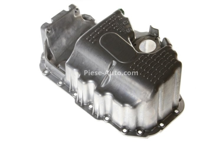 Baie ulei, din aluminiu,  (cu locaș senzor nivel) , pentru: AUDI A3, A4 B6; SKODA FABIA II, OCTAVIA II, ROOMSTER; VW EOS, GOLF PLUS V, GOLF V, JETTA III, PASSAT B5.5, PASSAT B6, POLO, POLO IV 1.4-3.6 07.01-