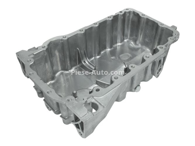 Baie ulei, din aluminiu, pentru: AUDI A3; SEAT ALTEA, LEON, TOLEDO III; SKODA OCTAVIA II; VW EOS, GOLF V, GOLF VI, JETTA III, PASSAT B6, PASSAT B7, POLO V, TIGUAN 1.6-3.6 01.04-