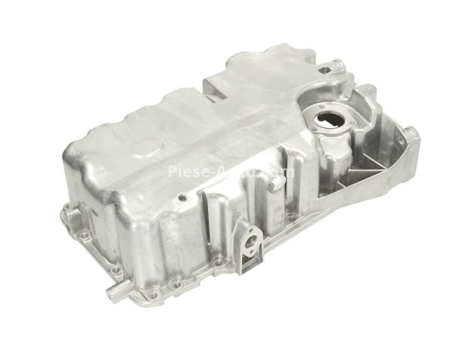 Baie ulei, din aluminiu,  (cu locaș senzor nivel) , pentru: AUDI A1, A3, TT; SEAT ALTEA, ALTEA XL, LEON, TOLEDO III; SKODA OCTAVIA II; VW EOS, GOLF V, GOLF VI, JETTA III, PASSAT B6, POLO V 1.6/2.0/3.6 09.04-