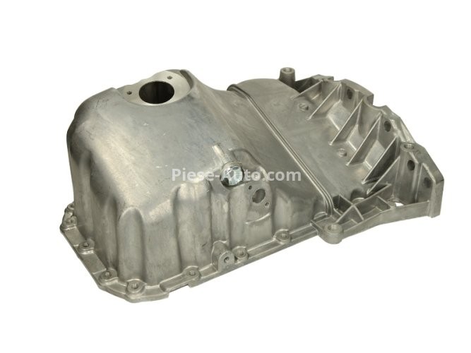 Baie ulei, din aluminiu, (cu locaș senzor nivel) (with no hole for oil drain from turbo) , pentru: AUDI A4 B5, A4 B6, A6 C4, A6 C5; VW PASSAT B5 1.8 11.94-01.05