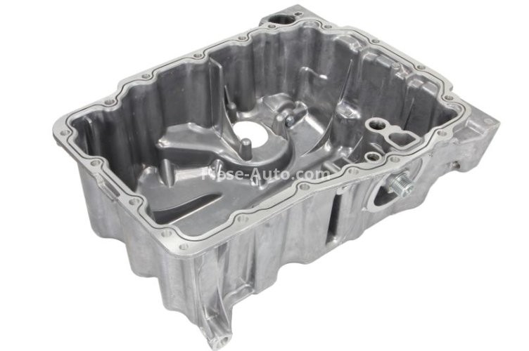 Baie ulei, din aluminiu,  (cu locaș senzor nivel) , pentru: AUDI A1, A3, Q2; SEAT ARONA, ATECA, IBIZA IV, IBIZA IV SC, IBIZA IV ST, IBIZA V, LEON, LEON SC, LEON ST, TOLEDO IV 1.0/1.0CNG 01.14-