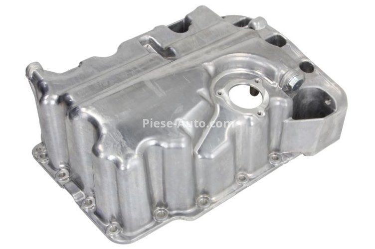 Baie ulei, din aluminiu,  (cu locaș senzor nivel) , pentru: AUDI A1, A3, Q2; SEAT ARONA, ATECA, IBIZA IV, IBIZA IV SC, IBIZA IV ST, IBIZA V, LEON, LEON SC, LEON ST, TOLEDO IV 1.0/1.0CNG 01.14-