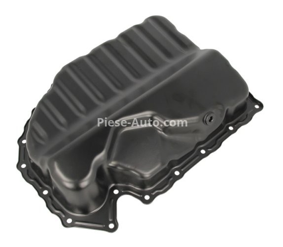 Baie ulei, din oțel, (partea de jos)  , pentru: AUDI A3, TT; SEAT ALTEA, LEON, TOLEDO III; SKODA OCTAVIA II, SUPERB II, YETI; VW EOS, GOLF V, JETTA III, JETTA IV, PASSAT B6, SCIROCCO III 1.8/2.0 09.04-