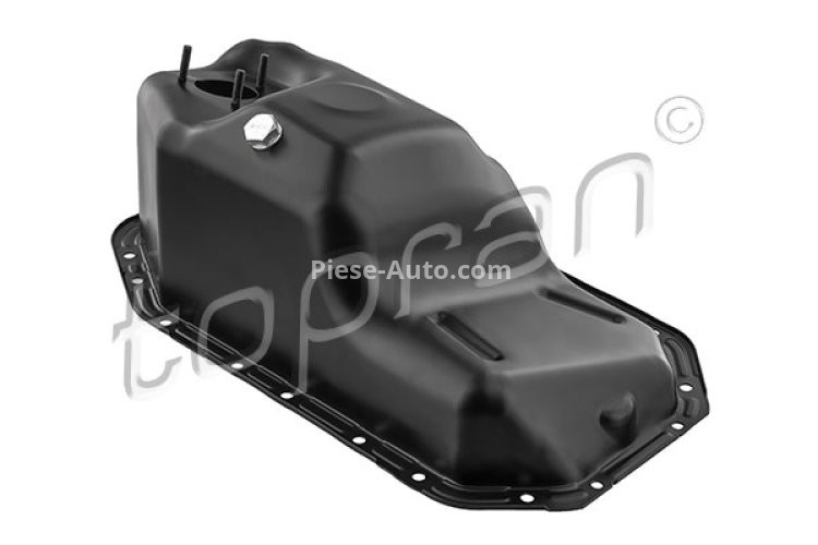 Baie ulei, din oțel,  (cu locaș senzor nivel) , pentru: SEAT ALTEA, ALTEA XL, CORDOBA, IBIZA III, IBIZA IV, IBIZA IV SC, IBIZA IV ST, LEON; SKODA FABIA I, FABIA II, OCTAVIA II, ROOMSTER 1.4/1.4LPG 06.04-