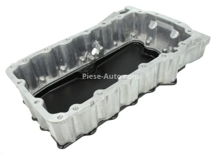 Baie ulei, din aluminiu,  (cu locaș senzor nivel) , pentru: SEAT CORDOBA, IBIZA III, IBIZA IV, IBIZA IV SC; VW NEW BEETLE, POLO V 1.6/2.0 01.98-
