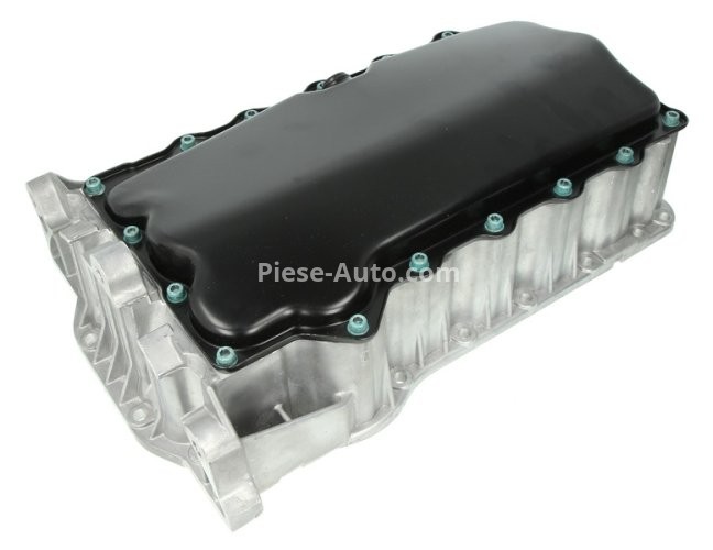 Baie ulei, din aluminiu,  (cu locaș senzor nivel) , pentru: SEAT CORDOBA, IBIZA III, IBIZA IV, IBIZA IV SC; VW NEW BEETLE, POLO V 1.6/2.0 01.98-