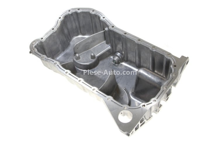 Baie ulei, din aluminiu, pentru: SEAT ALHAMBRA; VW BORA, BORA I, GOLF IV, PASSAT B5.5, PASSAT B6, POLO IV, POLO V, SHARAN, TIGUAN 1.6-3.6 03.99-