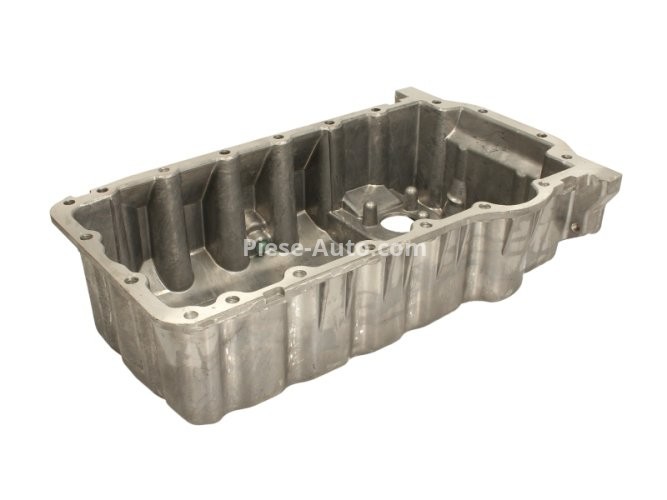 Baie ulei, din aluminiu,  (cu locaș senzor nivel) , pentru: SKODA OCTAVIA I; VW BORA I, GOLF IV, NEW BEETLE 2.0 01.98-12.13