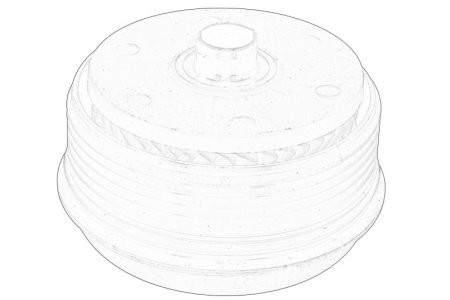 Capacul carcasei filtrului de ulei (superior) pentru: NISSAN MICRA V, QASHQAI III, X-TRAIL; RENAULT CAPTUR I, CLIO IV, GRAND SCENIC III, GRAND SCENIC IV, KADJAR, KANGOO EXPRESS 0.9-1.6D 03.12-