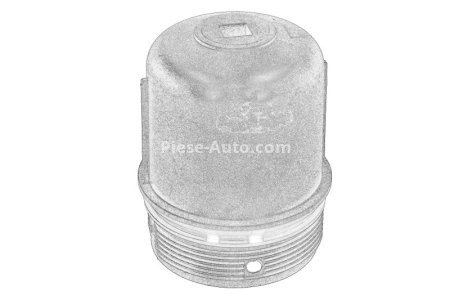 Capac carcasă filtru ulei pentru: RVI MASCOTT; NISSAN CABSTAR, INTERSTAR, NT400 CABSTAR, PATROL GR V, TERRANO II, ATLEON; OPEL MOVANO; RENAULT MASTER II, MASTER PRO 3.0D 05.00-