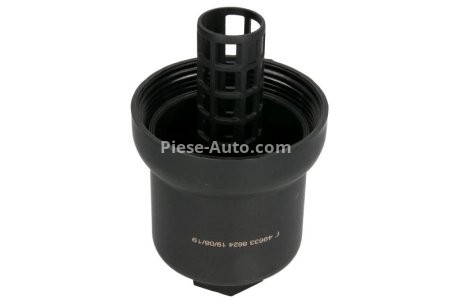 Capac carcasă filtru ulei pentru: AUDI A1, A3, A4 B7, A6 C6, TT; SEAT ALTEA, ALTEA XL, EXEO, EXEO ST, LEON, TOLEDO III; SKODA OCTAVIA II; VW EOS, GOLF PLUS V, GOLF V, GOLF VI 2.0 05.03-11.17