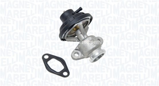 Supapă / valvă  EGR - Magneti Marelli , pentru: AUDI A3; DODGE CALIBER; JEEP COMPASS, PATRIOT; MITSUBISHI GRANDIS, OUTLANDER II; SEAT ALTEA, ALTEA XL, AROSA, CORDOBA, CORDOBA VARIO, IBIZA II, IBIZA III 1.2D-2.0D 11.95-