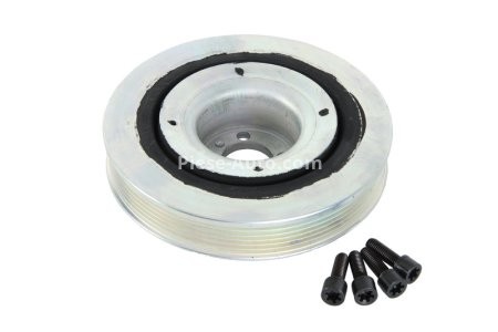 Fulie vibrochen / arbore cotit – CORTECO pentru:  ALFA ROMEO 159, MITO, SPIDER, GIULIETTA; FIAT BRAVA, BRAVO I, II, DOBLO, PUNTO, STILO; LANCIA DELTA III, MUSA; OPEL ASTRA H, VECTRA C, ZAFIRA B; SAAB 93, 95 1.6/1.9/2.0D