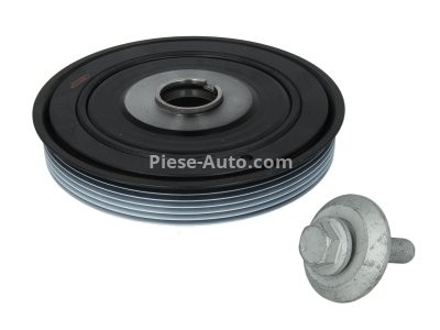 Fulie vibrochen / arbore cotit – CORTECO pentru:  CITROEN BERLINGO, XSARA PICASSO; FORD C-MAX, FIESTA, FOCUS, FUSION; MAZDA 3; PEUGEOT 206, 307, 407, PARTNER; VOLVO C 30, S40, S80, V50, V70 1.4HDi/1.6D 02.02-