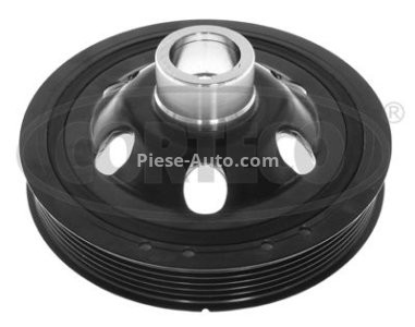 Fulie vibrochen / arbore cotit - CORTECO  pentru: MERCEDES C (A205), C (C204), C (C205), C T-MODEL (S204), C T-MODEL (S205), C (W204), C (W205), E (A207), E (A238), E (C207), E (C238) 1.6-2.0H 01.08-