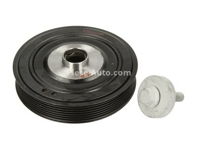 Fulie vibrochen / arbore cotit – CORTECO  pentru: NISSAN PRIMERA; PEUGEOT 207; RENAULT GRAND SCENIC II, GRAND SCENIC III, LAGUNA II, MEGANE II, MEGANE III, SCENIC II, SCENIC III 1.6/1.9D 03.01- 1