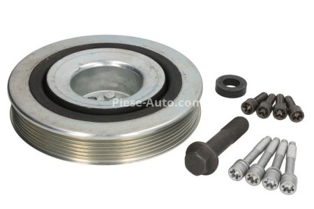 Fulie vibrochen / arbore cotit - CORTECO pentru: ALFA ROMEO 145, 146, 147, 156, 159, GT, MITO; FIAT BRAVA, BRAVO I, BRAVO II, CROMA, DOBLO, DOBLO/MINIVAN, GRANDE PUNTO, IDEA 1.6D-2.2 03.96-