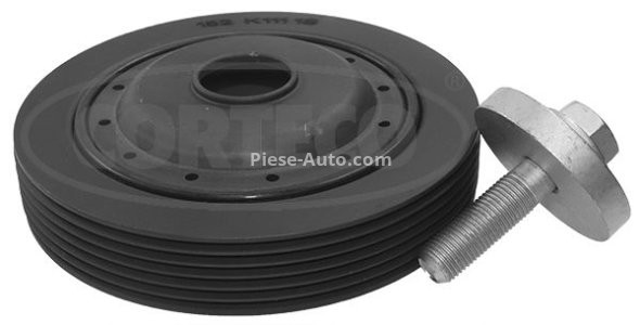 Fulie vibrochen / arbore cotit - CORTECO  pentru: ABARTH 124 SPIDER; RENAULT CLIO II, KANGOO, LAGUNA I, LAGUNA II, MEGANE I, MEGANE I CLASSIC, MEGANE I COACH, MEGANE SCENIC, SCENIC I 1.4/1.6 11.97-