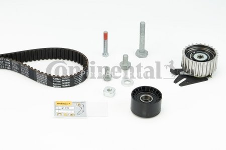 Kit distribuție CONTI (curea + role) pentru: ALFA ROMEO 156, 159; FIAT CROMA, CROMA/KOMBI, DOBLO/MINIVAN, GRANDE PUNTO, SEDICI, STILO; OPEL ASTRA H, ASTRA H GTC, ASTRA H/KOMBI 1.9D/2.4D 09.97-