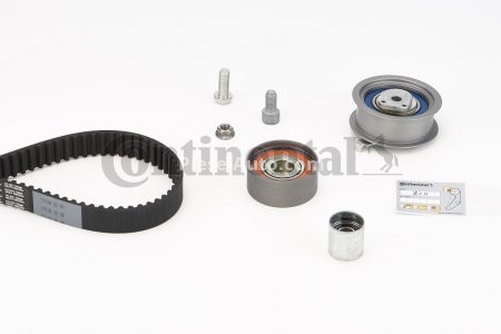 Kit distribuție CONTI (curea + role) pentru: AUDI A3, A4 B6, A4 B7; VW GOLF V, TOURAN 2.0/2.0D 07.02-11.08