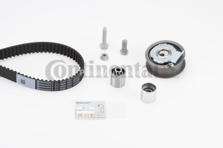 Kit distribuție CONTI (curea + role) pentru: AUDI A1, A3, A4 B6, A4 B7, A6 C6, TT; SEAT ALTEA, ALTEA XL, EXEO, EXEO ST, LEON, TOLEDO III; SKODA OCTAVIA II; VW EOS, GOLF PLUS V 2.0 07.02-11.17 3