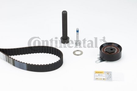 Kit distribuție CONTI (curea + role) pentru: AUDI A6 C4; VW CALIFORNIA T4 CAMPER, LT 28-35 II, LT 28-46 II, TRANSPORTER T4 2.4D/2.5D 07.90-07.06