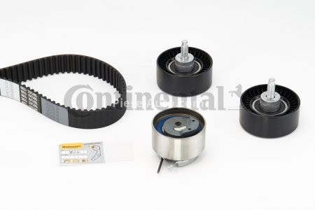 Kit distribuție CONTI (curea + role) pentru: CHRYSLER VOYAGER III, VOYAGER IV; JEEP CHEROKEE; LDV MAXUS 2.5D/2.8D 01.95-12.09