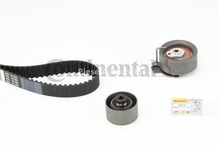 Kit distribuție CONTI (curea + role) pentru: CITROEN BERLINGO, BERLINGO/MINIVAN, C3 I, C3 PLURIEL, XSARA; PEUGEOT 206, 307, PARTNER, PARTNER ORIGIN 1.6/1.6ALK/1.6LPG 07.00-
