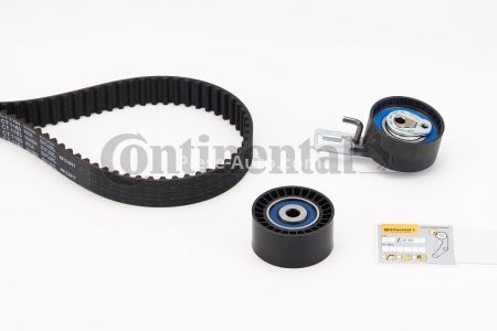 Kit distribuție CONTI (curea + role) pentru: DS DS 3; CITROEN C3 II, DS3; FORD FIESTA VI; PEUGEOT 2008 I, 206+, 207, 207/HATCHBACK, 208 I, 208/HATCHBACK 1.4D 02.06-