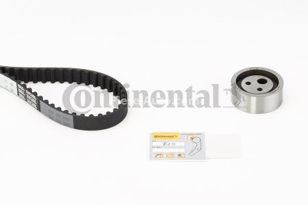Kit distribuție CONTI (curea + role) pentru: DACIA LOGAN, LOGAN EXPRESS, LOGAN MCV, SANDERO, SOLENZA, SUPERNOVA; RENAULT CLIO II, KANGOO, KANGOO EXPRESS, KANGOO II, LOGAN I 1.4-1.6LPG 01.96-