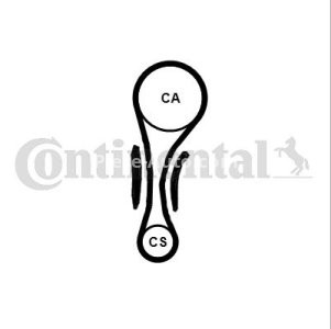 Kit distribuție CONTI (curea + pinioane) – la pompa de injectie – pentru : FORD C-MAX, FOCUS C-MAX, FOCUS I, FOCUS II, GALAXY II, MONDEO IV, S-MAX, TOURNEO CONNECT, TRANSIT CONNECT 1.8D 06.02-06.15 3