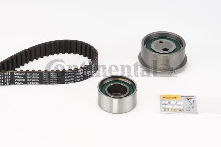 Kit distribuție CONTI (curea + role) pentru: HYUNDAI COUPE I, ELANTRA III, LANTRA II, MATRIX 1.6/1.8 11.95-08.10