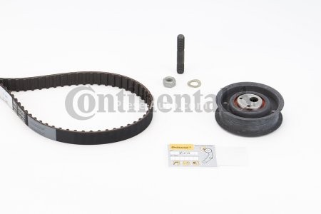 Kit distribuție CONTI (curea + role) pentru: SEAT CORDOBA, CORDOBA VARIO, IBIZA II, TOLEDO I; VW GOLF III, GOLF IV, PASSAT B3/B4, POLO, POLO II, POLO III CLASSIC, VENTO 1.3/1.6/1.8 08.83-12.02