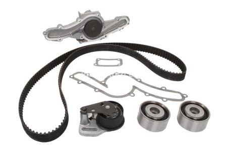 Kit distribuție HEPU (curea + intinzator + pompa de apa) pentru: ALFA ROMEO 147, 156, 166, GT, GTV, SPIDER; LANCIA KAPPA, THESIS 2.5/3.0/3.2 09.94-09.10