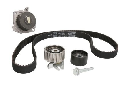 Kit distribuție HEPU (curea + intinzator + pompa de apa) pentru: ALFA ROMEO 159, 4C, 4C SPIDER, BRERA, GIULIETTA, SPIDER; LANCIA DELTA III 1.8 01.09-12.20