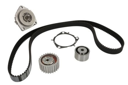 Kit distribuție HEPU (curea + intinzator + pompa de apa) pentru: ALFA ROMEO 156, 159, 166; FIAT DUCATO; LANCIA THESIS 2.0D/2.4D 05.03-
