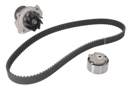 Kit distribuție HEPU (curea + intinzator + pompa de apa) pentru: ALFA ROMEO MITO; FIAT 500, 500 C, 500L, DOBLO, DOBLO/MINIVAN, FIORINO, FIORINO/MINIVAN, GRANDE PUNTO, IDEA 1.2-1.4LPG 09.93-