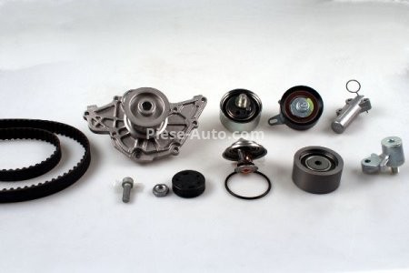 Kit distribuție HEPU (curea + intinzator + pompa de apa) pentru: AUDI A4 B5, A4 B6, A4 B7, A6 C5, A8 D2, ALLROAD C5; SKODA SUPERB I; VW PASSAT B5, PASSAT B5.5 2.5D 01.97-03.08